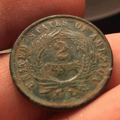 1865 United States Two Cents