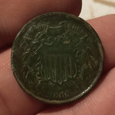 1865 United States Two Cents