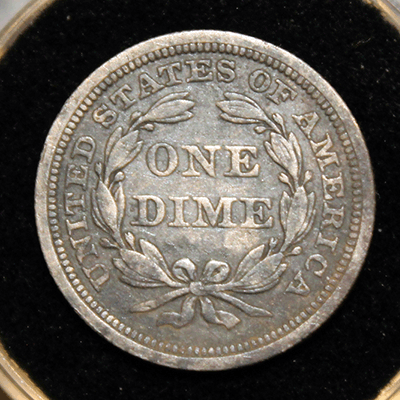 1855 United States Seated Dime