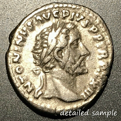 Antoninus Pius Silver Denarius