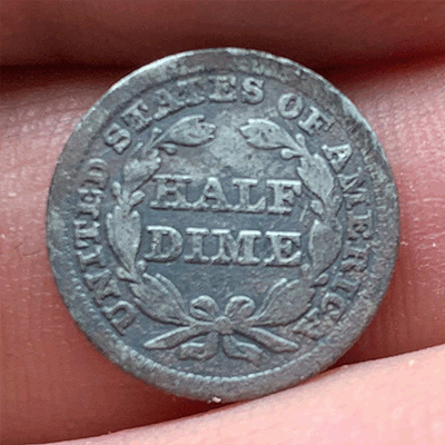 1847 United States Seated Half Dime