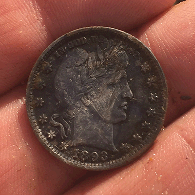 1893 United States Barber Quarter